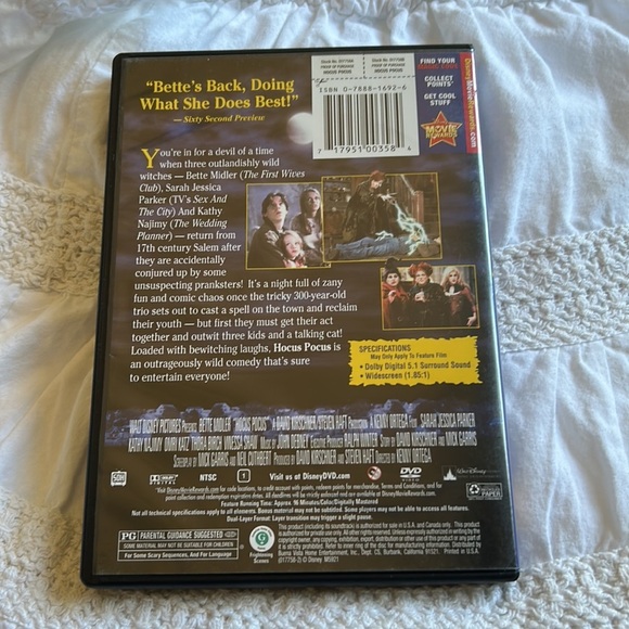 Disney Original Hocus Pocus original DVD - Picture 5 of 5
